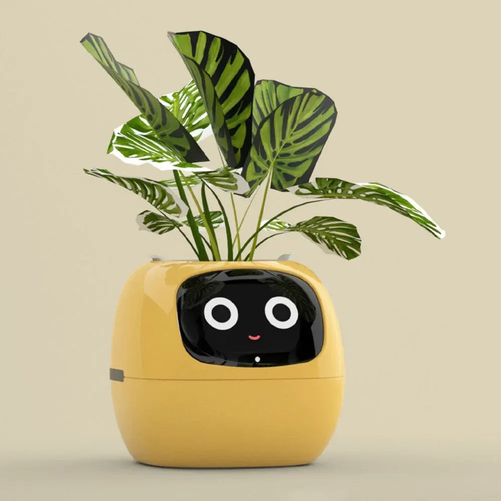 Smart Planter Smart Pet Flowerpots Ai Planter Intelligent Flowerpots Ai Chips Endless Fun Over 49 Expressions 7 Smart Sensors