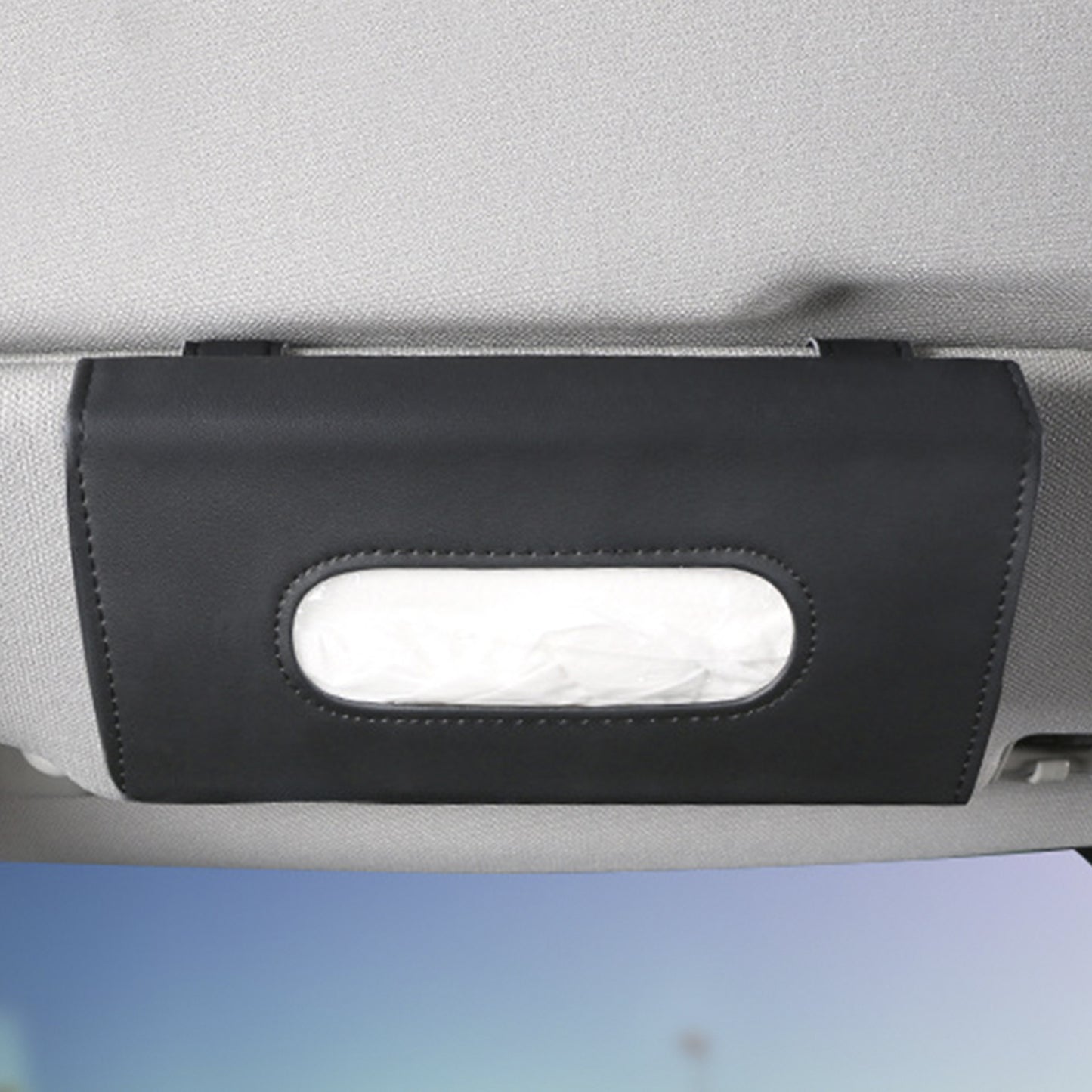 Automobile Sunshade Paper Towel Box Car - Mounted Fashion Pull-out Carton
