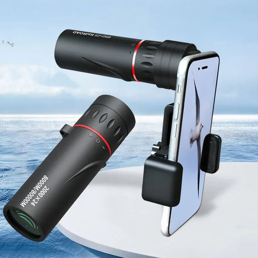 2000x24 Monocular Telescope Mini Portable HD Low Light  Binocular Waterproof Outdoor Camping Climbing Birdwatching Telescopes
