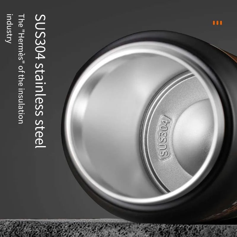 Portable thermal insulation pot portable large capacity outdoor sports kettle 304 stainless steel double drinking hiking pot